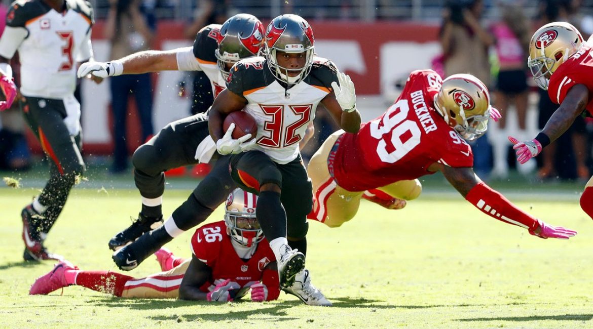 The Buccaneers take on the 49ers in the first of two NFC Wild Card games.