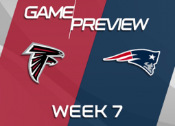 The New England Patriots will try to keep their perfect record alive as they take on the Atlanta Falcons.