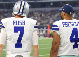 Cowboys promote Rush to backup QB as Moore is released.