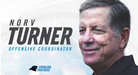 Panthers hire Norv Turner as new offensive coordinator