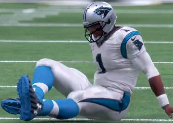 Newton suffers injury in win over Saints